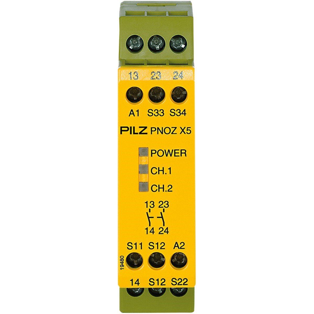 Pilz PNOZ X5 774325 24VACDC 2n/o Emniyet Rölesi
