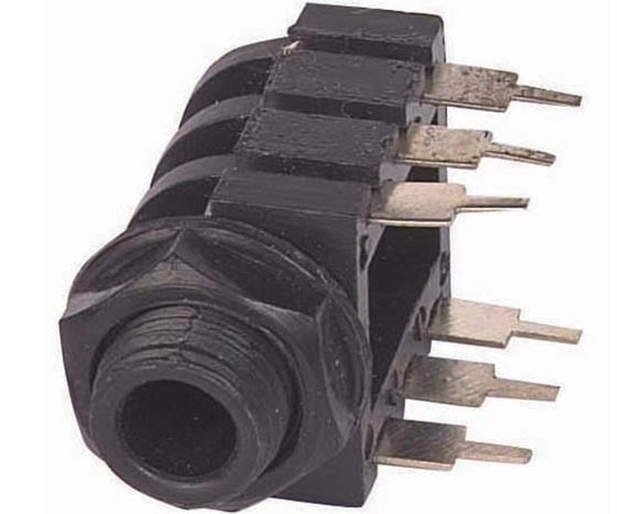 Powermaster 9920 6.3mm Gitar Jack Şase Yatık Stereo Jack