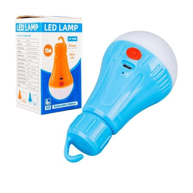Powermaster LY-V08 Şarjlı Kamp Lambası (Çakarlı)