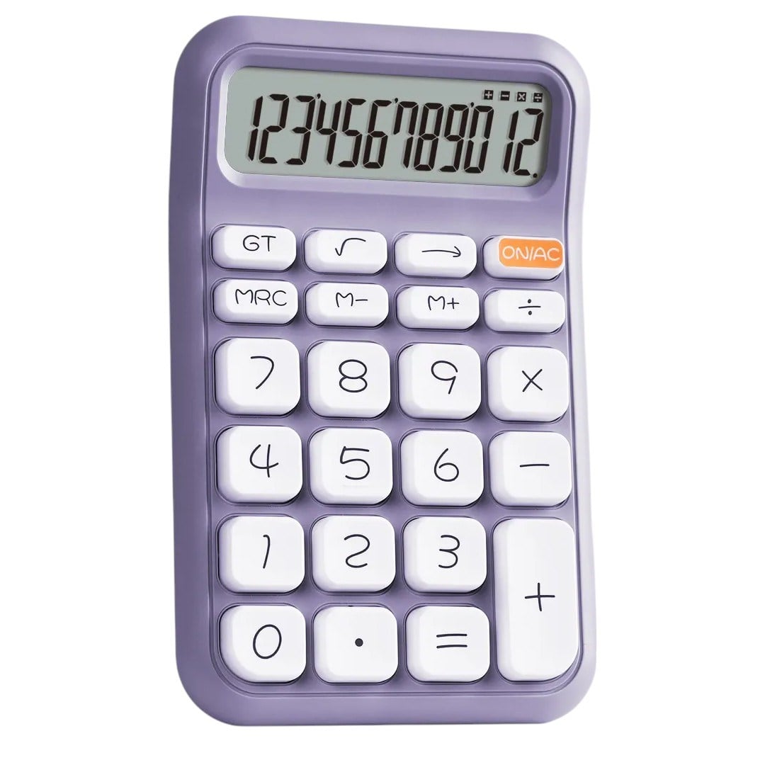 Powermaster PM-25411 Mor 12 Haneli Hesap Makinesi