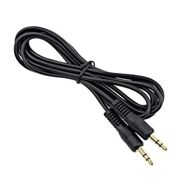 Powermaster PM-26896 Siyah 3.5 Mm Stereo Erkek-Erkek 1.5 Metre Aux Kablo