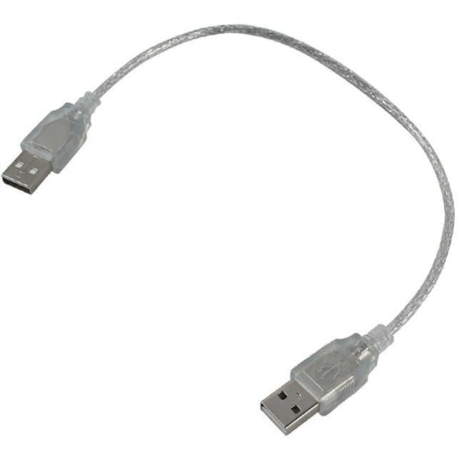 Powermaster PM-8609 Şeffaf 50 Cm Usb Erkek-Erkek Kablo