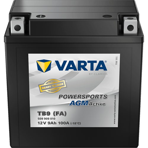 Powersports AGM Active 12V 9Ah 100 A – TB9 (FA) | Motosiklet & ATV Aküsü