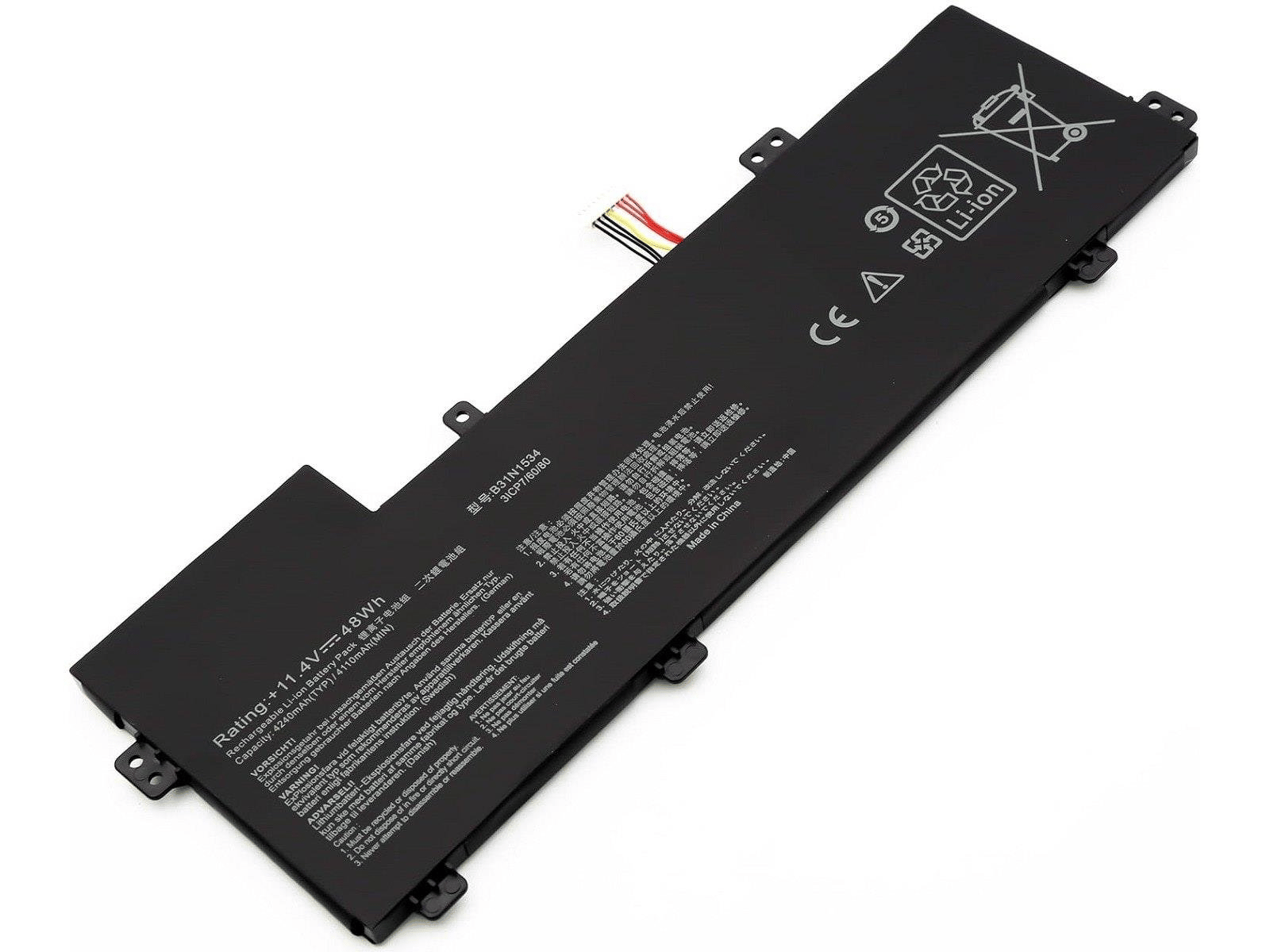 RETRO Asus UX510U, B31N1534 Notebook Bataryası