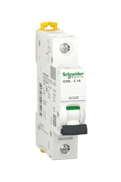 Schneider A9F94101 iC60L 1P 1A C Tipi Otomatik Sigorta Acti9