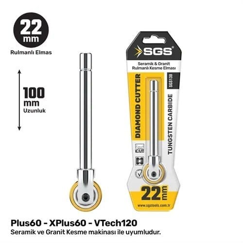 SERAMİK-GRANİT KESME ELMASI 22MM RULMANLI