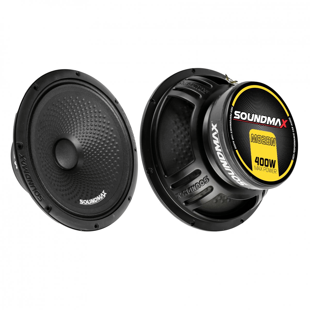 Soundmax SX-M82BN 400 Watt Max Power 20cm Midrange 2 Li Paket Halinde