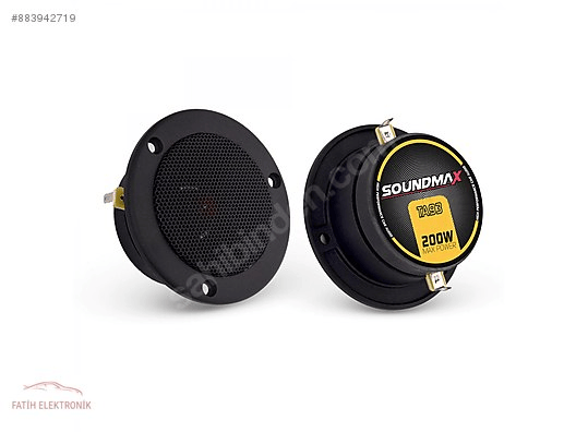 Soundmax SX-TA93 10 cm 200 Watt Max Power Oto Tweeter 2 Li Takım Halinde