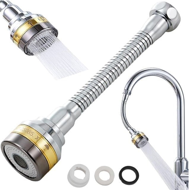 Sunup SN-29319 Üç Kademe Hız Ayarlı Su Akış Kontrollü Musluk Başlığı