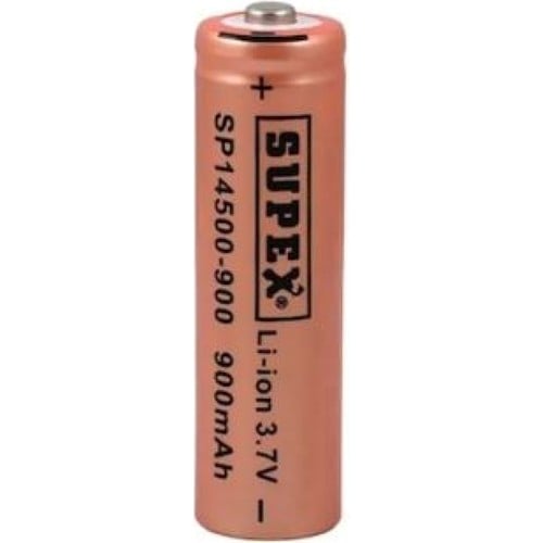 Supex SP14500-900 3.7 Volt 900 mAh Lityum Ion Şarj Edilebilir Pil
