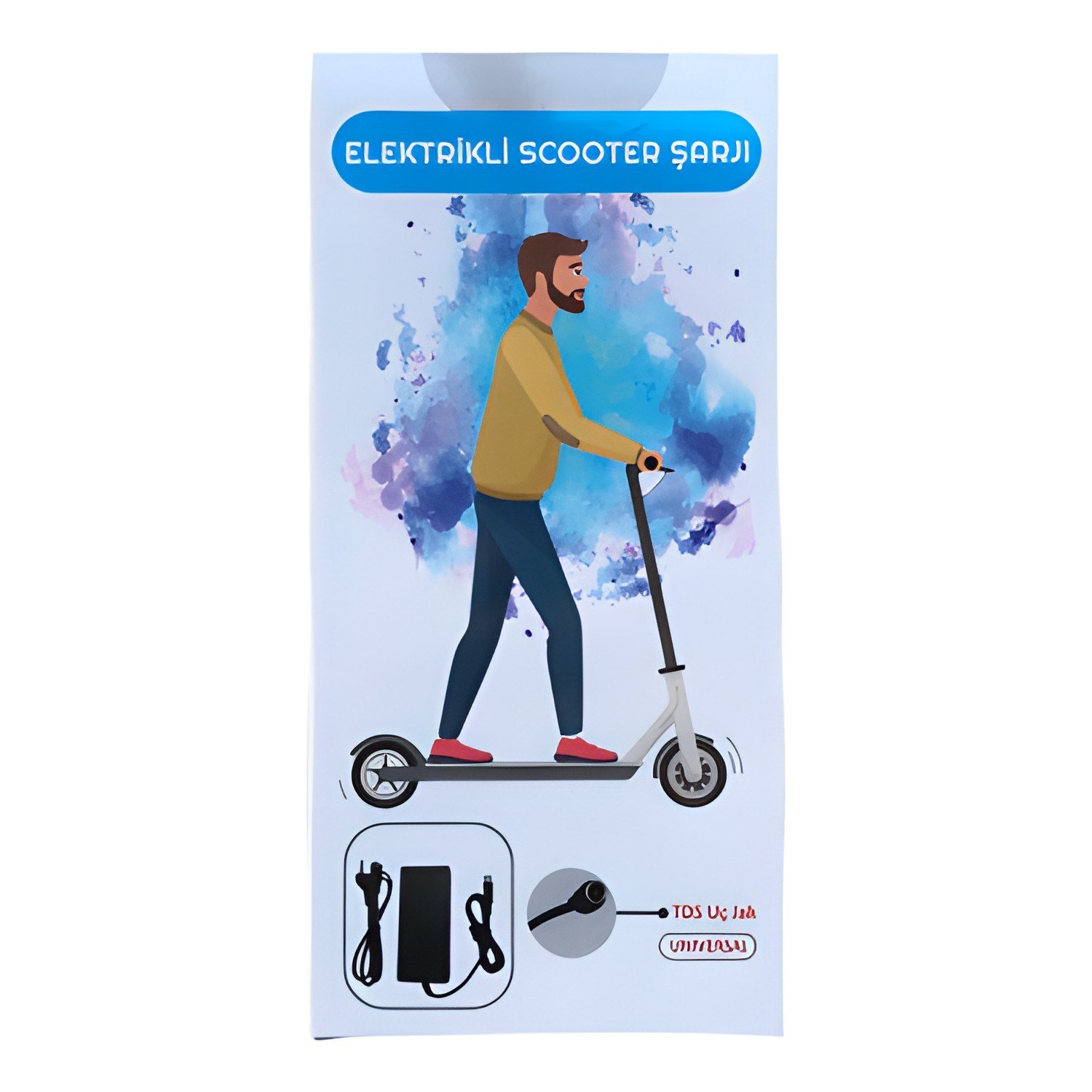 Swat ATZ421 42V 2A Bisiklet/Scooter Şarj Adaptörü