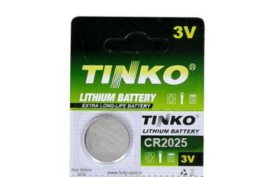 Tinko CR-2025 3 Volt Para Pil