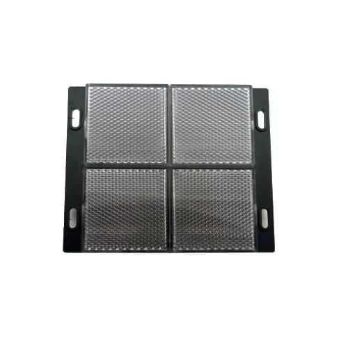 TRİO 100x100mm Reflektör / Mesafe Sensörleri Uyumlu - Siyah