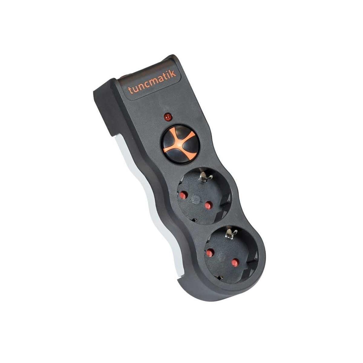 Tunçmatik Powersurge TSK5081 2'li Enerji Korumalı Priz Siyah