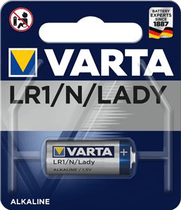 Varta LR1 Lady 1.5 Volt Alkalin Pil Tekli Paket Halinde
