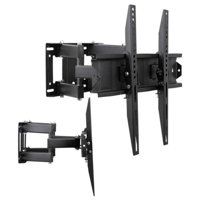 Vontech VT-852 HC Pro 55-85'' Çift Kollu Kilitli Hareketli Televizyon Duvar Askı Aparatı