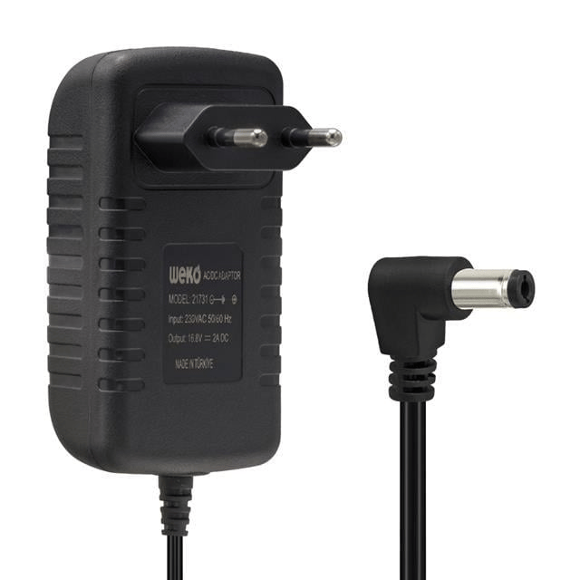 Weko 16.8 Volt - 2 Amper Ledli̇ Pri̇z Ti̇pi̇ 5.5*2.5  Uçlu Şarj Adaptörü