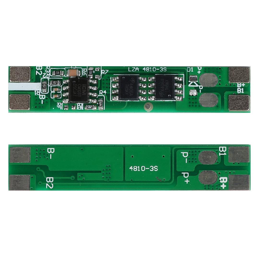 Weko BMS-6751 3S 5A Matkap BMS Devresi Lityum Batarya 11.1V/12.6V Şarj Modülü