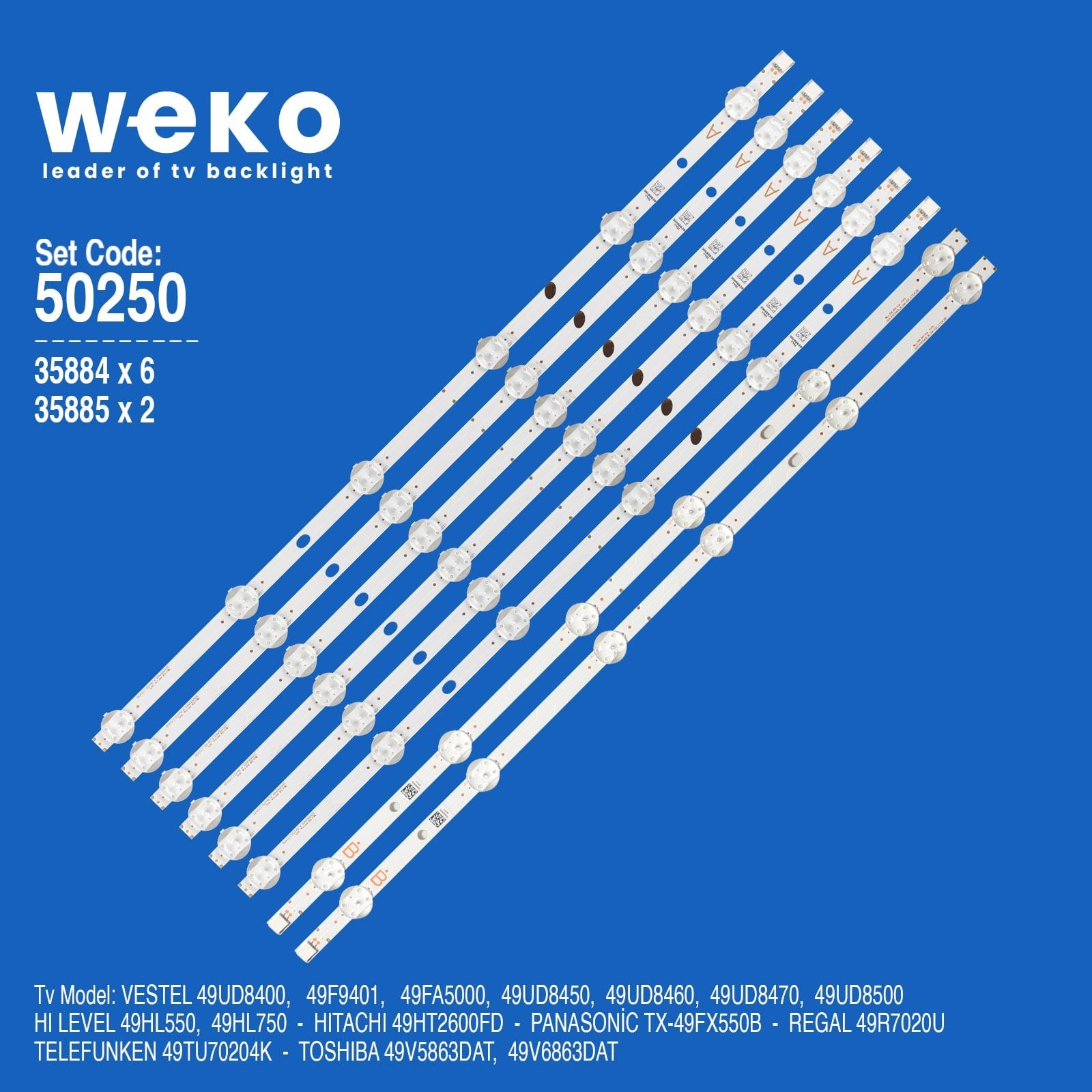 Weko Wkset-5250 358846x2/35885x2 Vestel 49