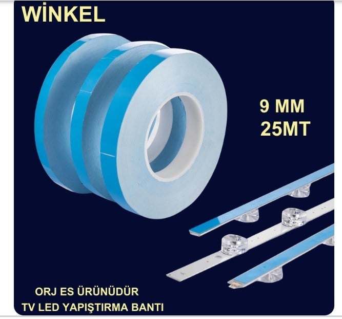 Winkel 9MM 25 Metre Çift Taraflı Panel Tutturma Bantı