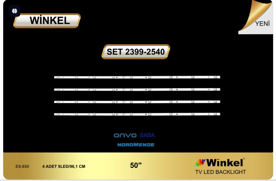 Winkel SET-2540/2399 Onvo Tv Bar Led Takımı