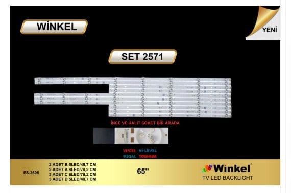 Winkel SET-2571 Vestel 65