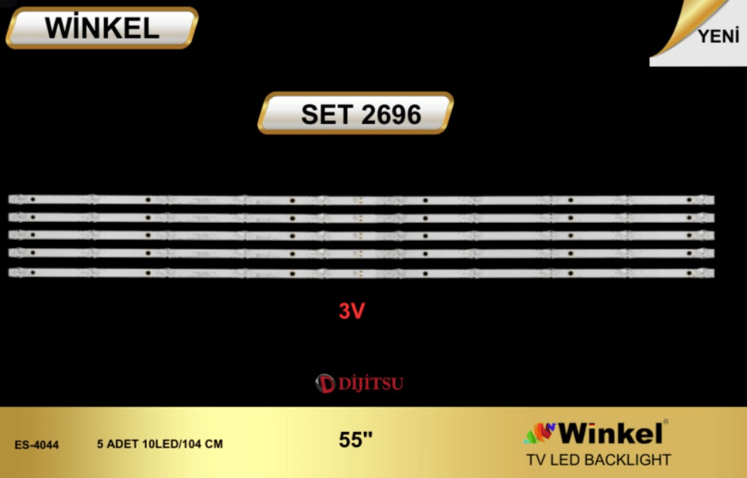 Winkel SET-2696 Dijitsu Tv Bar Led Takımı