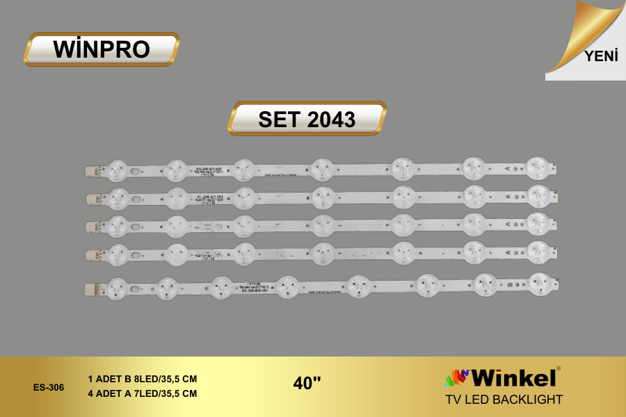 Winpro SET-2043 Vestel Tv  Led Takımı 5 Parça