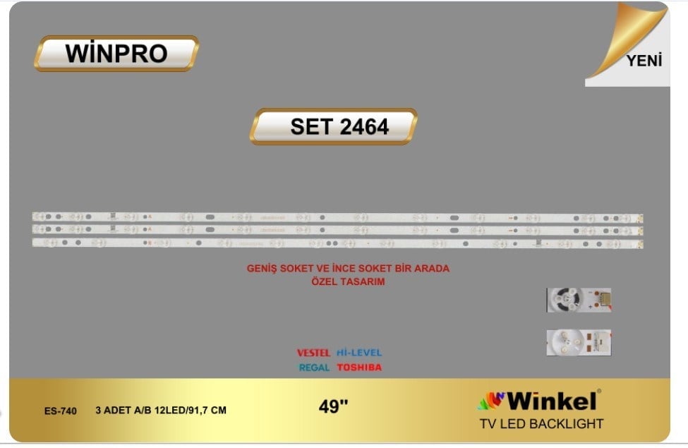 WinPro SET-2464 MLD5002x2/MLD5003x1 Vestel 49