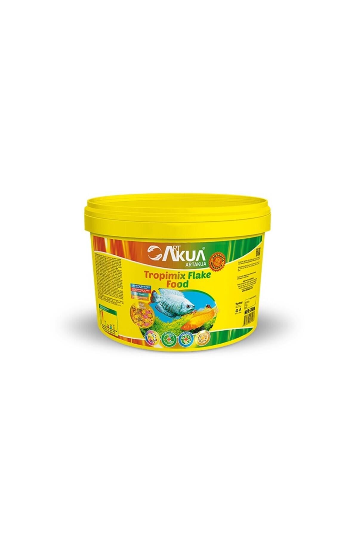 Art Akua Tropimix Flake Balık Yemi Pul Yem 50 Gr Açık
