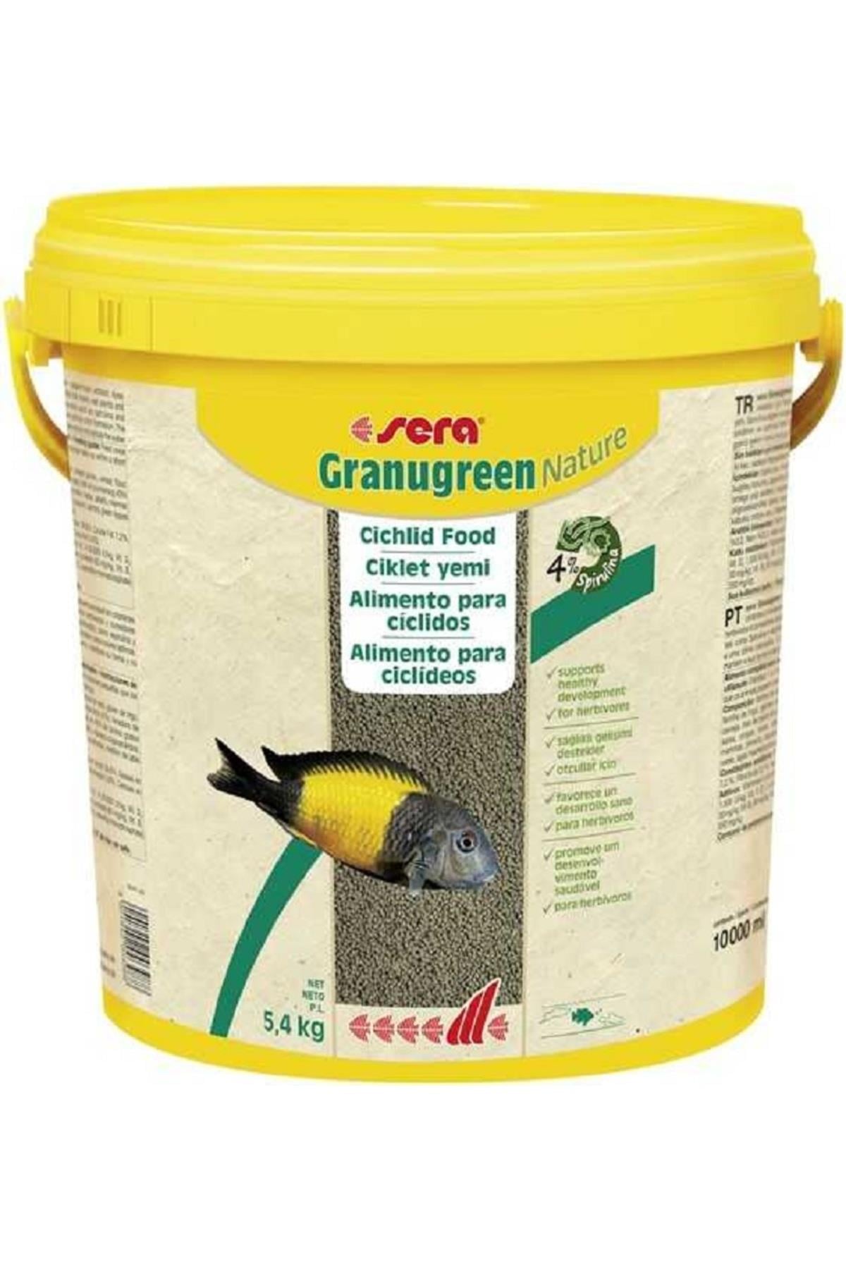 Granugreen Nature 250 gr (Açık) Balık Yemi Bitkisel Skt :05/2028