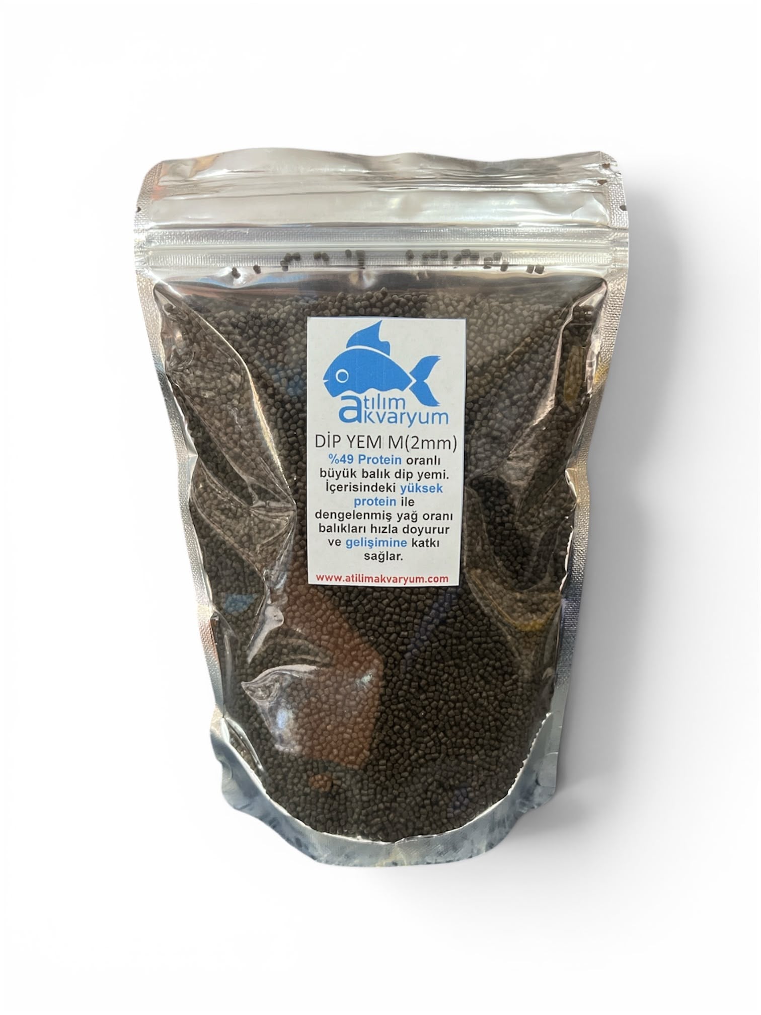 Proteinli Akvaryum Balık Dip Yemi 2mm 1 Kg