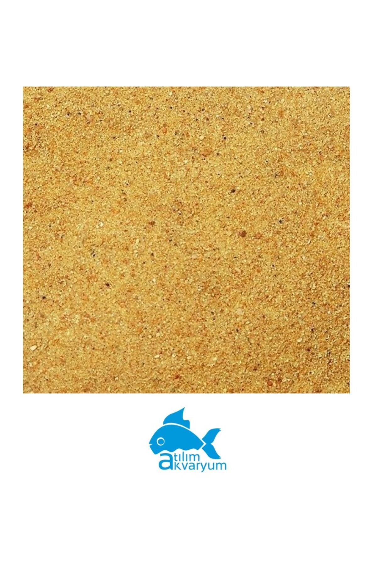 Sarı Silis Kum İnce, Sarı Akvaryum Kumu 10 Kg