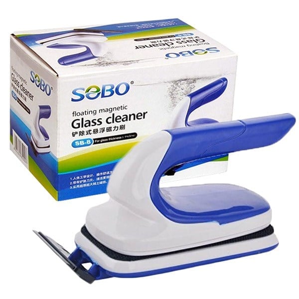 Sobo-8 Batmayan Mıknatıslı Akvaryum Cam Sileceği 6-10mm
