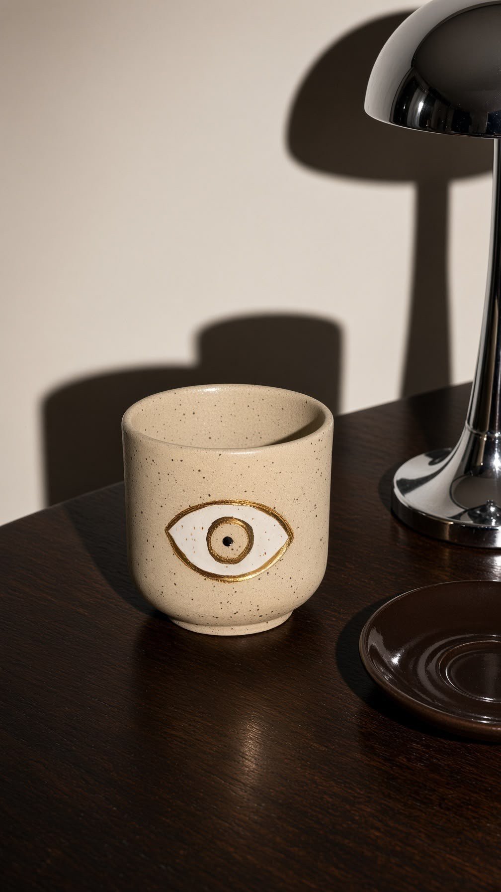 Nazar -Eye Bej Mug 