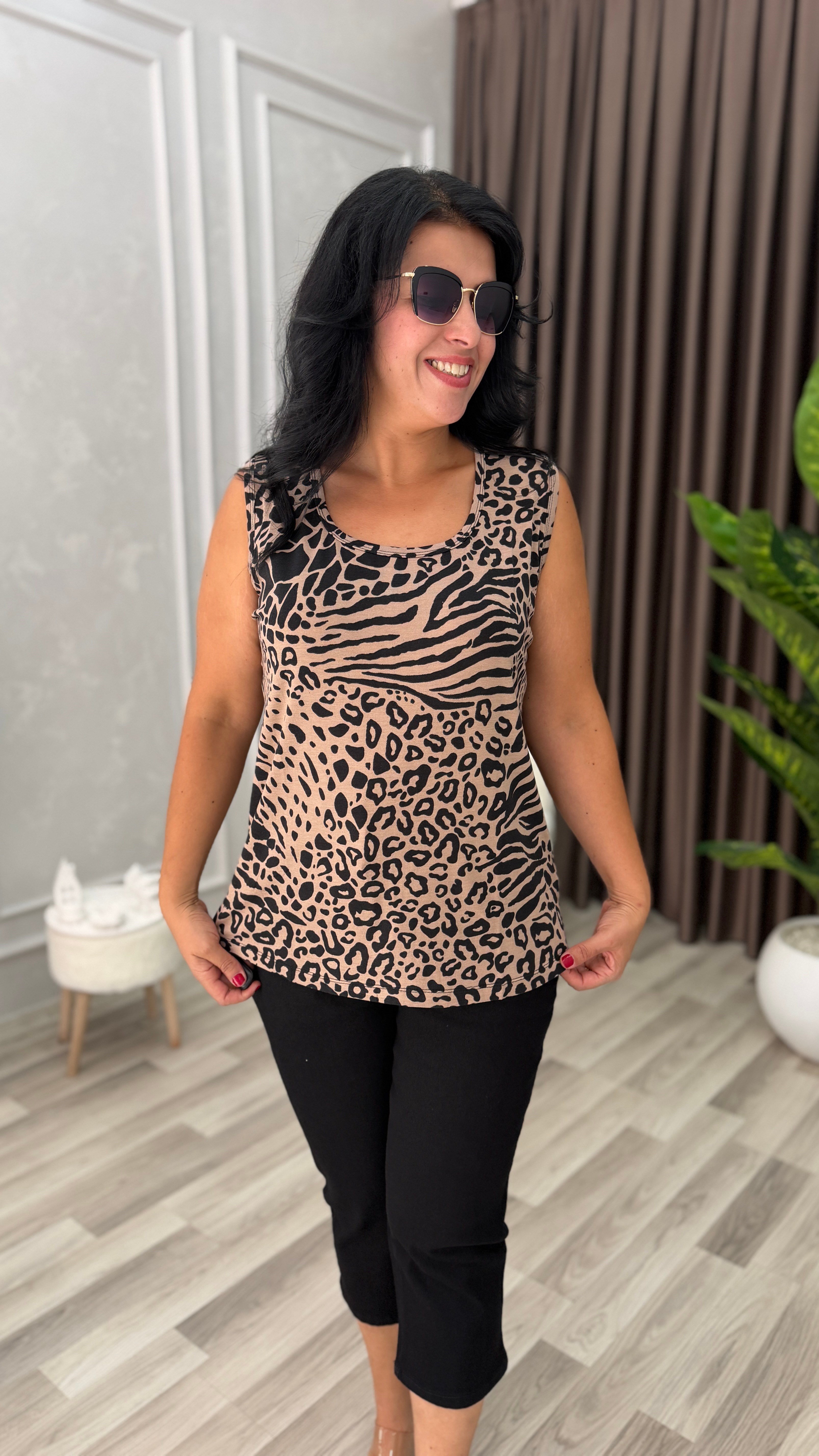AURA PREMIUM ATLET LEOPAR ASİMETRİK DESEN