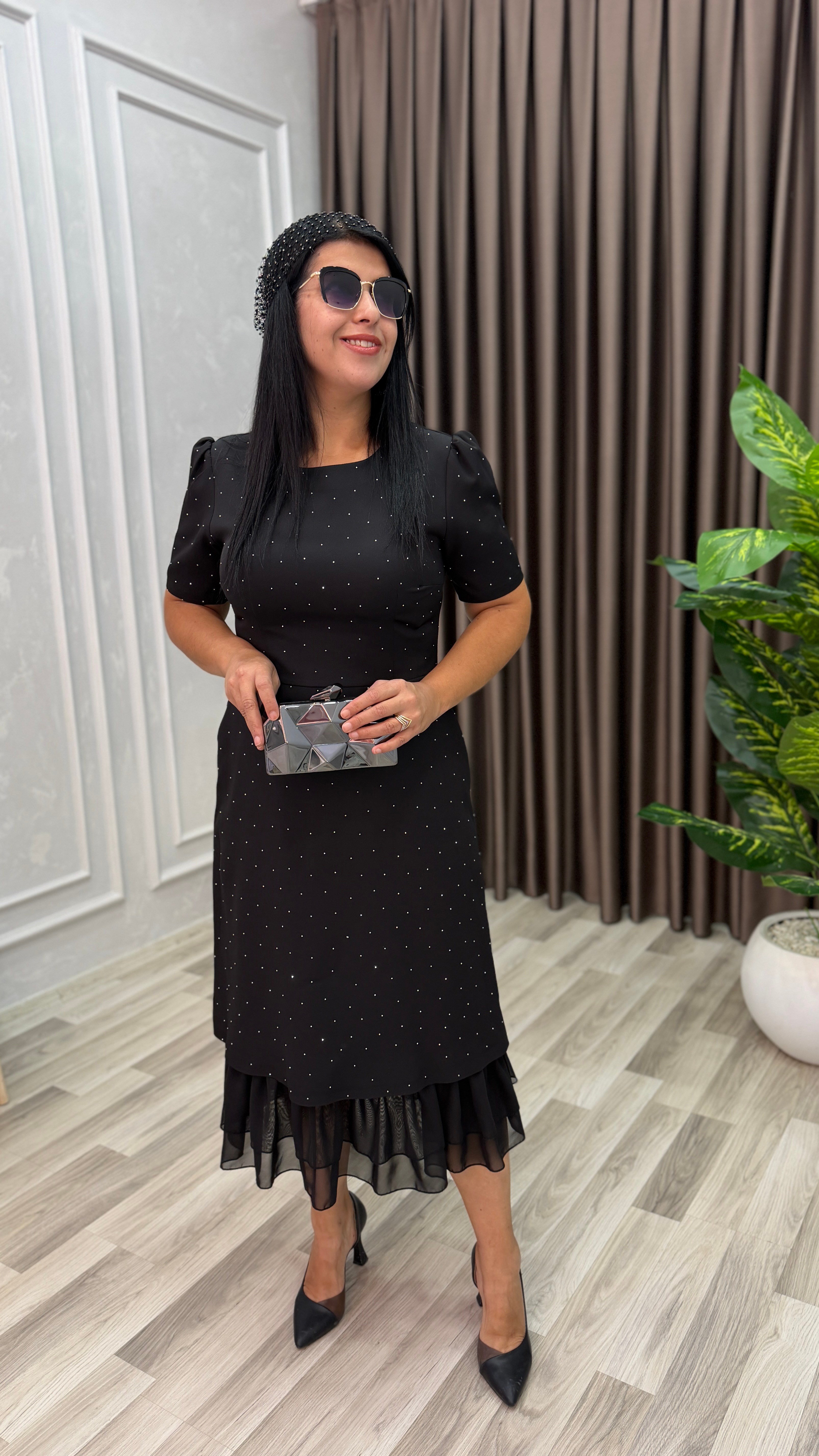 LAVERA COMFORT ELBİSE SİYAH