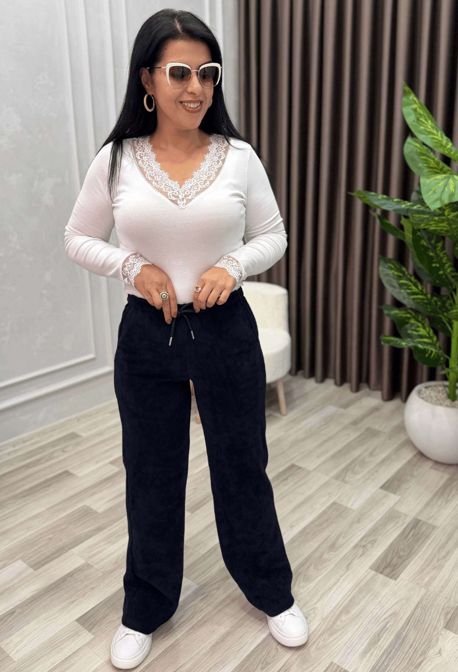 MILANO COMFORT İTALYAN KADİFE PANTOLON LACİVERT