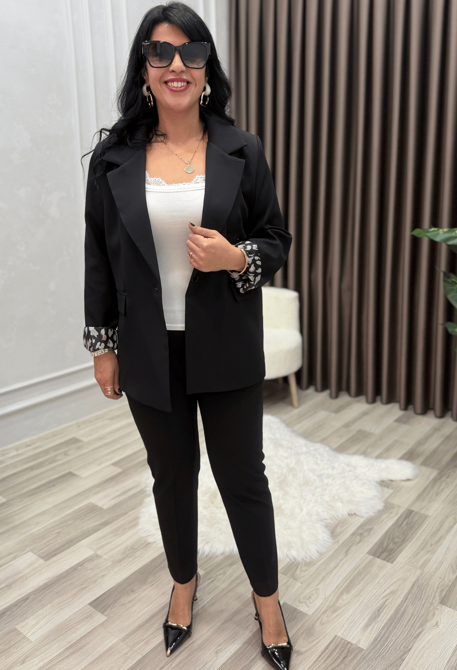 Stilora Blazer Ceket Siyah