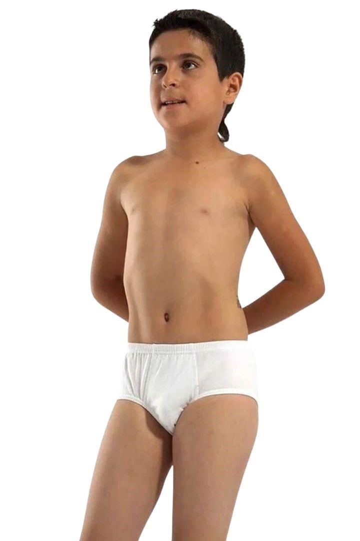Tutku  Erkek Çocuk Slip Külot – %100 Pamuklu Rahat Günlük İç Giyim TEC0131