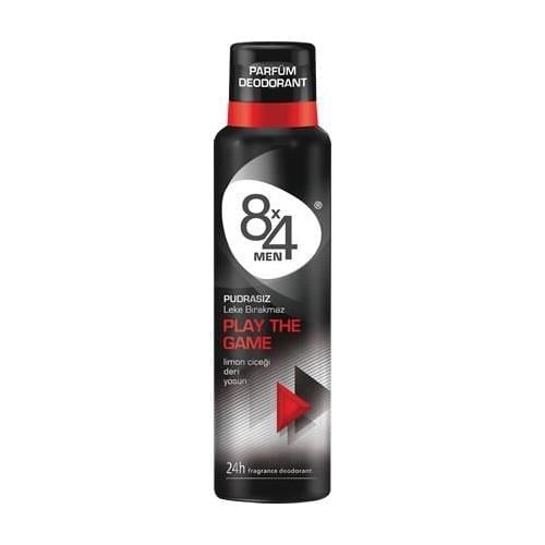 8x4 Sprey Play The Game 150 ML Erkek