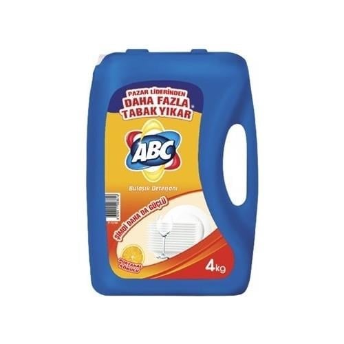 ABC Bulaşık Deterjanı 4 kg Portakal Aromalı Güçlü Formül ile Elde Yıkama İçin