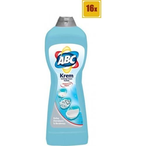Abc Sıvı Çamaşır Suyu Katkılı Krem 750 ml 16'lı Set