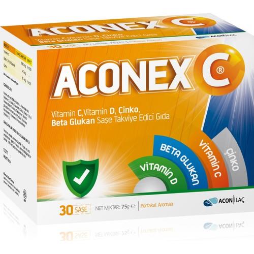 Acon İlaç Aconex C Beta Glucan+Cinko+C Vitamini+D Vitamini