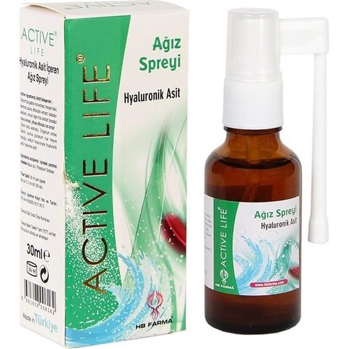 Active Life Ağız Spreyi Hyaluronik Asit 30 ml