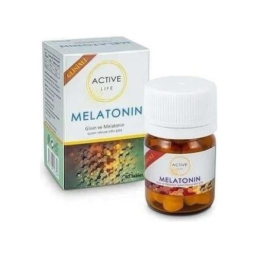 Active Life Melatonin 1.5 mg ve L Glisin 60 Tablet