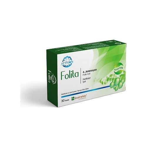 Acvison Folita Metilfolat ve Iyot Içeren Takviye Edici Gıda 30 Tablet