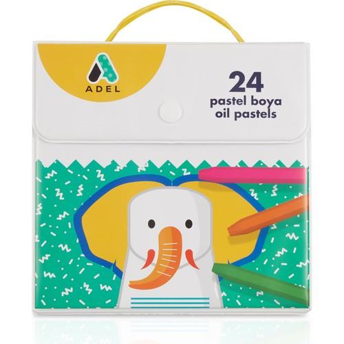 Adel Çantalı Pastel Boya 24 Renk (4281824000)