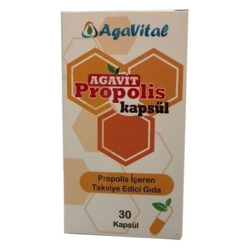 Agavit Propolis 30 Kapsül Takviye Edici Gıda