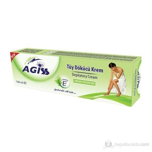 Agiss Tüy Dökücü Krem 100 ml E Vitamini İçeren Hassas Ciltler için Özel Formül